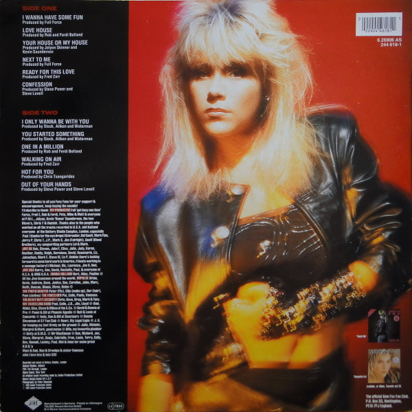 Samantha Fox - I Wanna Have Some Fun | Jive (6.26906 AS) - 2 Samantha Fox - I Wanna Have Some Fun | Jive (6.26906 AS) - 2