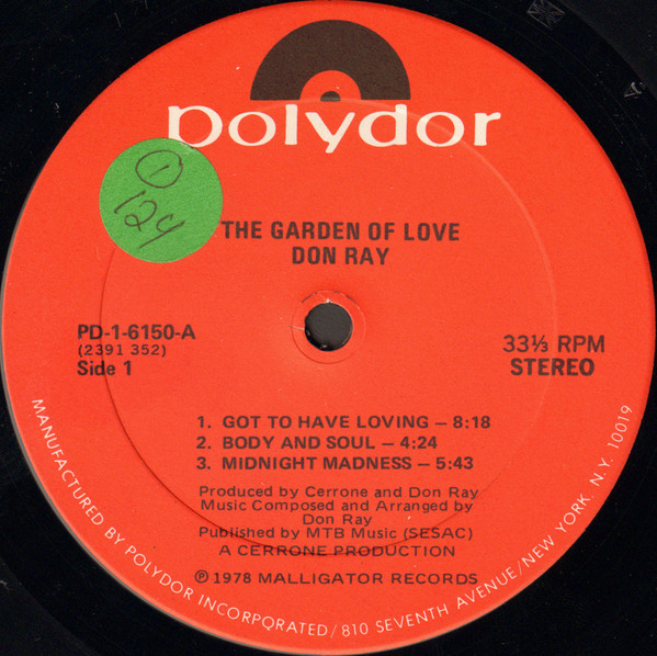 Don Ray - The Garden Of Love | Polydor (PD-1-6150) - 3 Don Ray - The Garden Of Love | Polydor (PD-1-6150) - 3