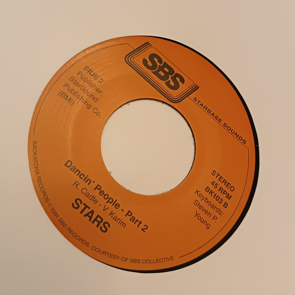 Stars - Dancin’ People | Backatcha Records (BK 103) - 2