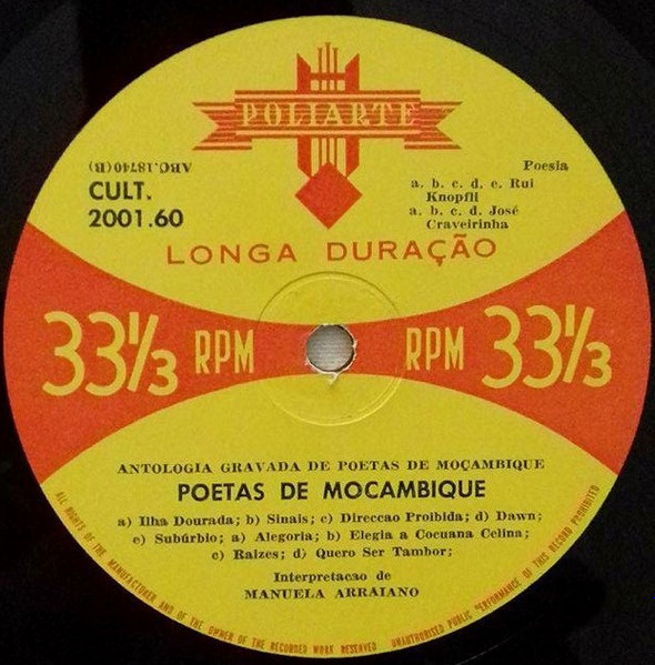 Various - Poetas De Moçambique | Poliarte (CULT - 2001.60) - 4