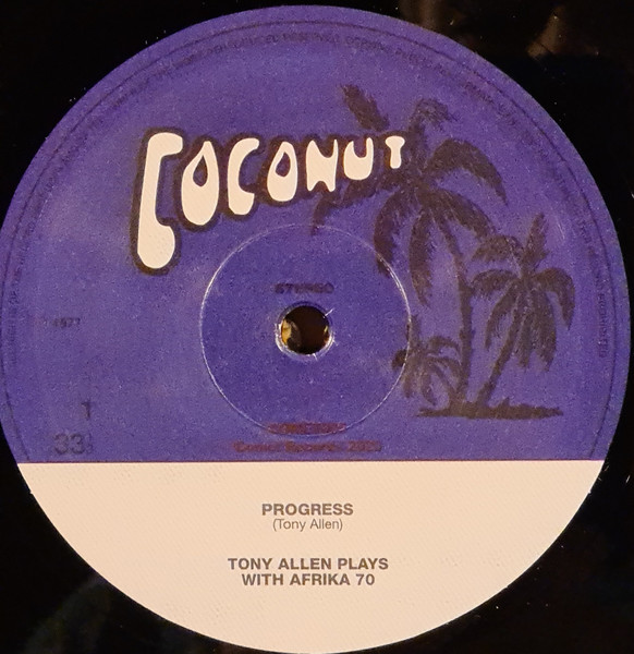 Tony Allen Plays With Africa 70 - Progress | Coconut (COMET095) - 3 Tony Allen Plays With Africa 70 - Progress | Coconut (COMET095) - 3