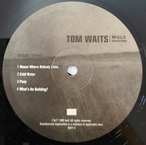 Tom Waits - Mule Variations | Anti- (6547-3) - 4