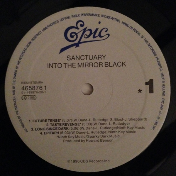 Sanctuary - Into The Mirror Black | Epic (465876 1) - 3
