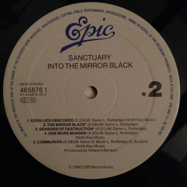 Sanctuary - Into The Mirror Black | Epic (465876 1) - 4