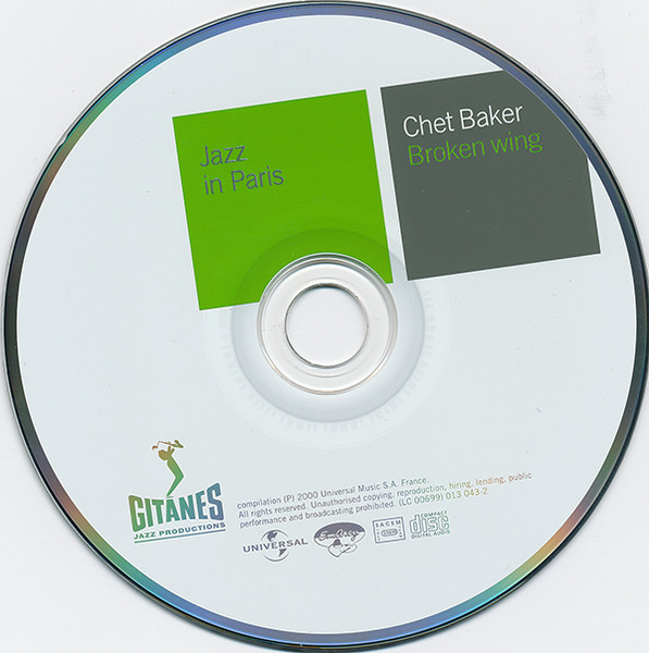 Chet Baker - Broken Wing | Gitanes Jazz Productions (013 043-2) - 4