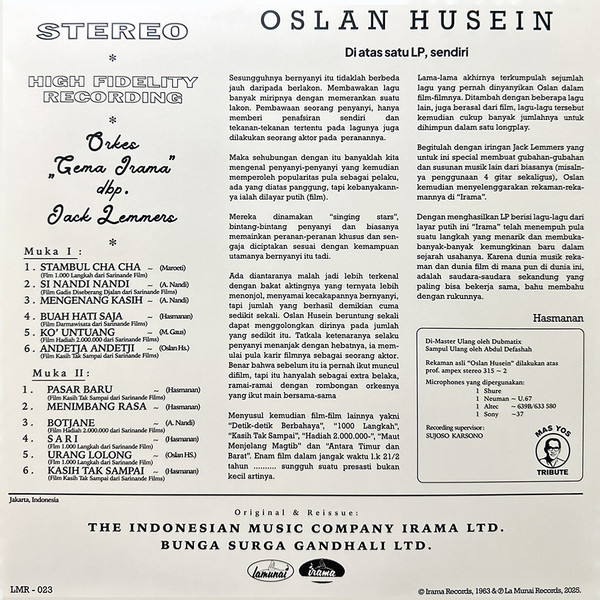 Oslan Husein - Oslan Husein | Irama (LMR - 023) - 2 Oslan Husein - Oslan Husein | Irama (LMR - 023) - 2