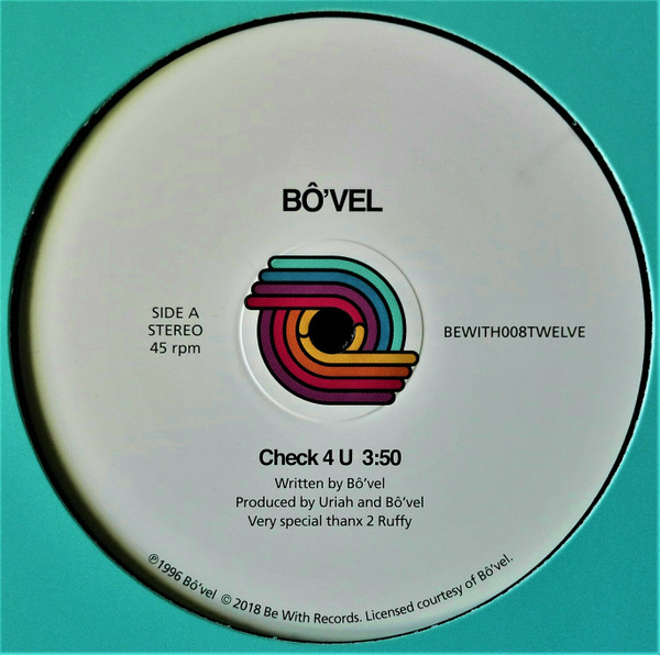 Bô'vel - Check 4 U | Be With Records (BEWITH008TWELVE) - 3 Bô'vel - Check 4 U | Be With Records (BEWITH008TWELVE) - 3