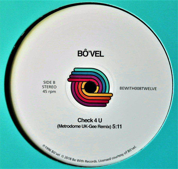 Bô'vel - Check 4 U | Be With Records (BEWITH008TWELVE) - 4 Bô'vel - Check 4 U | Be With Records (BEWITH008TWELVE) - 4
