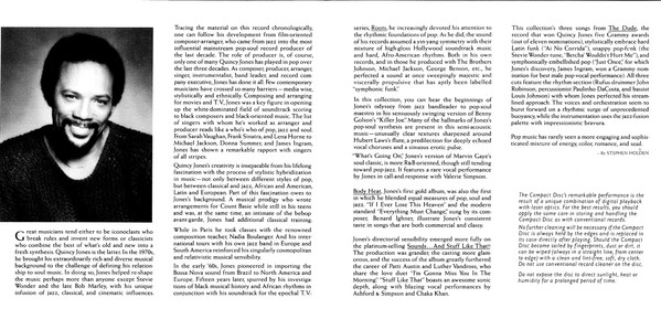 Quincy Jones - The Best | A&M Records (CD-3200) - 4