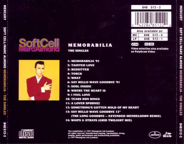 Soft Cell / Marc Almond - Memorabilia - The Singles | Mercury (848 512-2) - 2