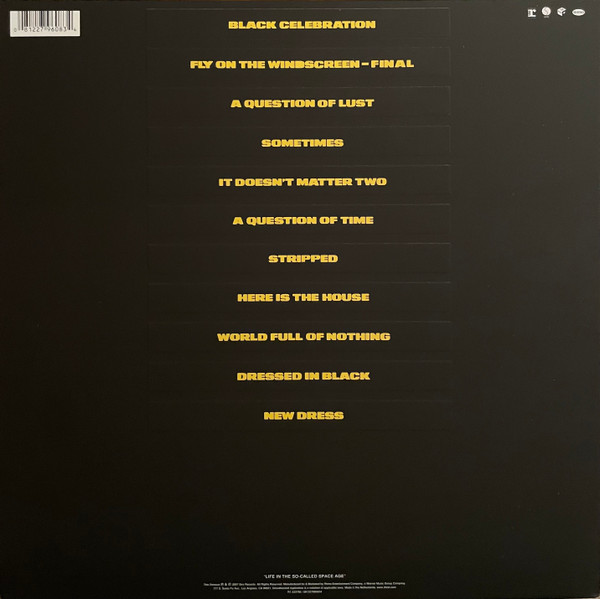 Depeche Mode - Black Celebration | Rhino Records (R1-233788 / 081227960834) - 2 Depeche Mode - Black Celebration | Rhino Records (R1-233788 / 081227960834) - 2