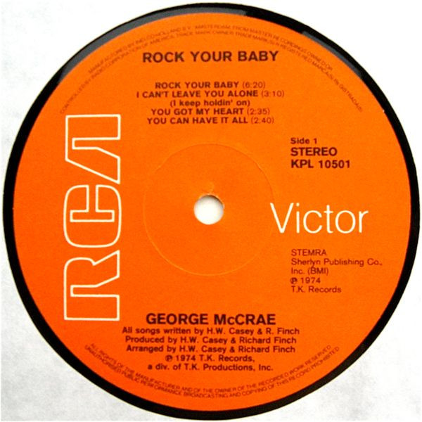 George McCrae - Rock Your Baby | RCA Victor (KPL 10501) - 3 George McCrae - Rock Your Baby | RCA Victor (KPL 10501) - 3