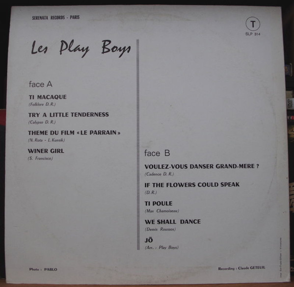 Kenny Lewis With Les Play Boys - Ti Macaque | Serenata Records (SLP 314) - 2 Kenny Lewis With Les Play Boys - Ti Macaque | Serenata Records (SLP 314) - 2