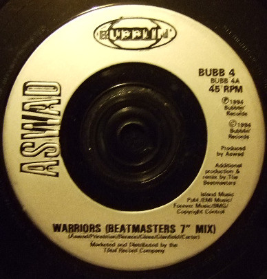 Aswad - Warriors | Bubblin' Records (BUBB 4) - 3