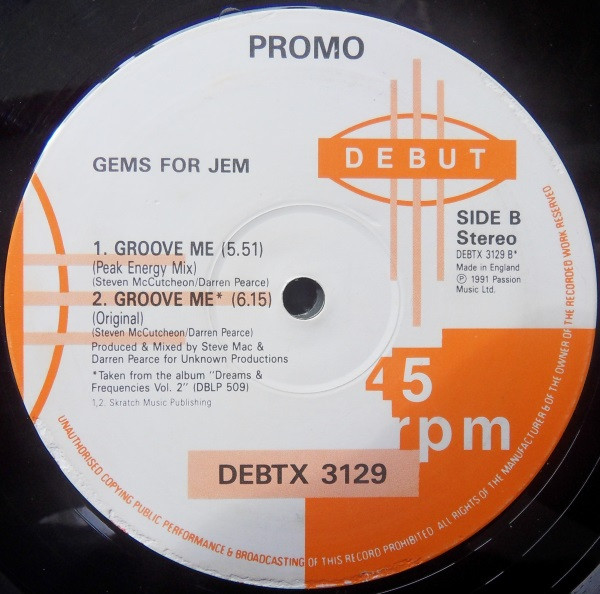 Gems For Jem - Everybody! Groove Me | Debut (DEBTX 3129) - 2