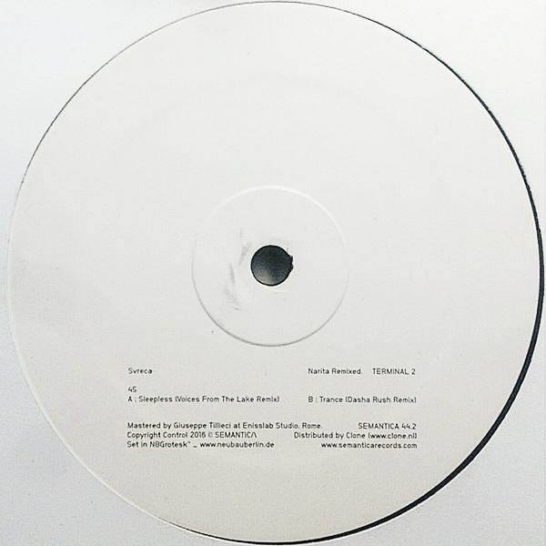 Svreca - Narita Remixed. Terminal 2 | Semantica Records (SEMANTICA 44.2) - 2