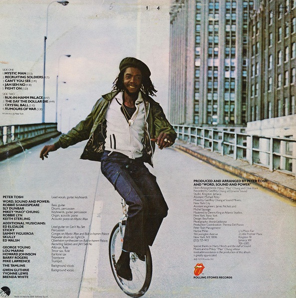 Peter Tosh - Mystic Man | Rolling Stones Records (3C 064-62 914) - 2 Peter Tosh - Mystic Man | Rolling Stones Records (3C 064-62 914) - 2