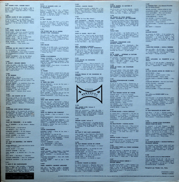 Michel Dary - La Voix Ensoleillée De Michel Dary | Carnaval (C-455) - 2 Michel Dary - La Voix Ensoleillée De Michel Dary | Carnaval (C-455) - 2
