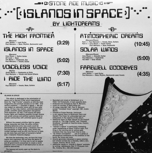 Lightdreams - Islands In Space | SpacesMinusOne (IS 2001) - 2