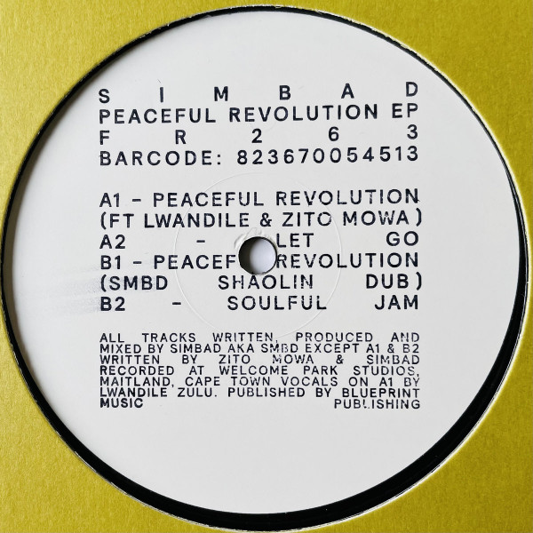 Simbad - Peaceful Revolution EP | Freerange Records (FR263)