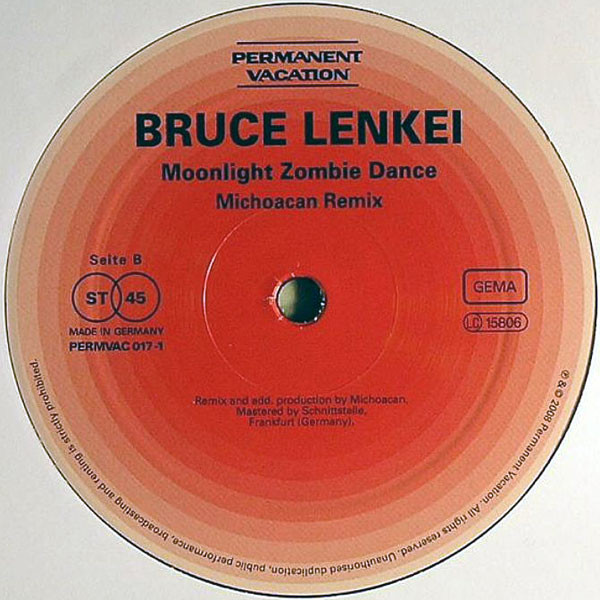 Bruce Lenkei - Moonlight Zombie Dance | Permanent Vacation (PERMVAC 017-1) - 2 Bruce Lenkei - Moonlight Zombie Dance | Permanent Vacation (PERMVAC 017-1) - 2