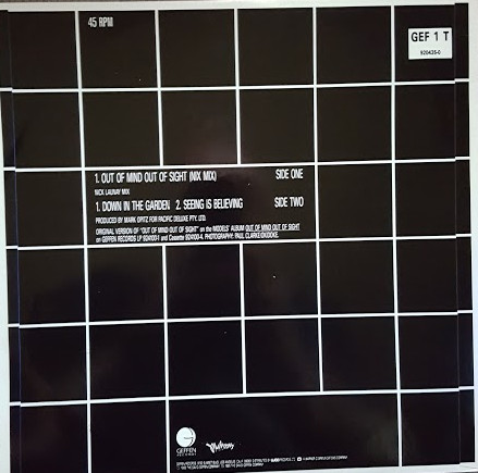 Models - Out Of Mind Out Of Sight | Geffen Records (GEF 1 T) - 2 Models - Out Of Mind Out Of Sight | Geffen Records (GEF 1 T) - 2