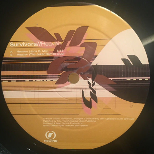 Survivors - Heaven | Rewind Records (REWIND 018) - 4