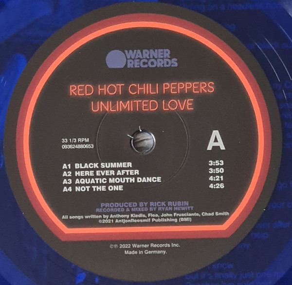 Red Hot Chili Peppers - Unlimited Love | Warner Records (093624873495) - 4