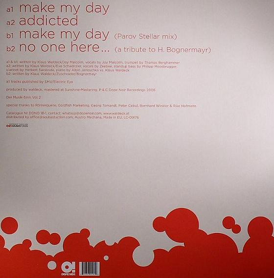 Waldeck - Make My Day | Dope Noir (DONO 18-1) - 2