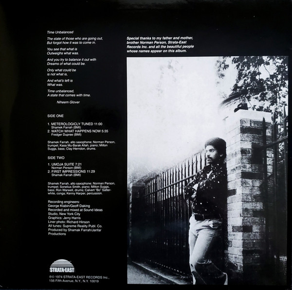 Shamek Farrah - First Impressions | Strata-East (SES-7412) - 2