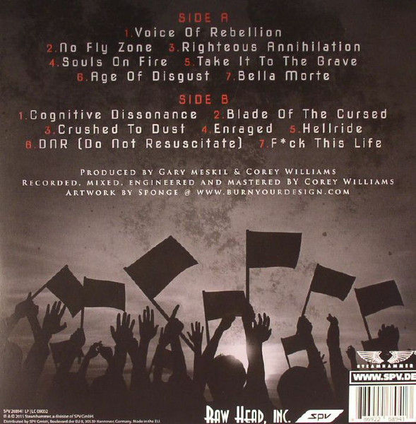 Pro-Pain - Voice Of Rebellion | Steamhammer (SPV 268941 LP) - 2