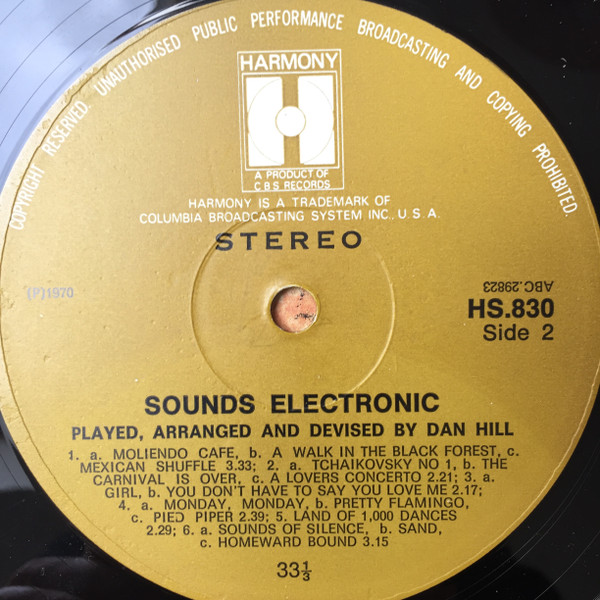 Dan Hill - 66/33 Sounds Electronic | Harmony (HS 830) - 4