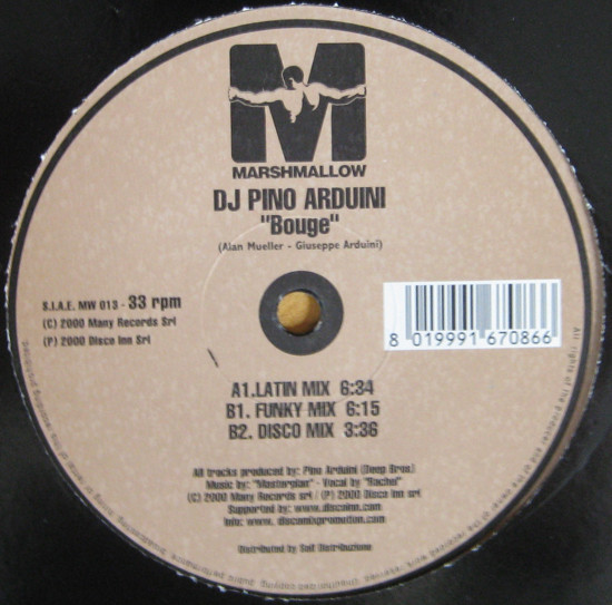 Pino Arduini - Bouge | Marshmallow (MW 013)