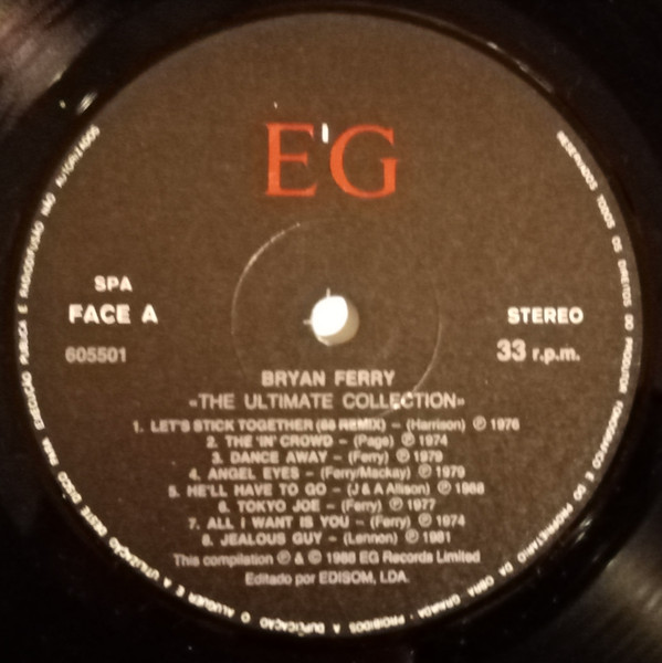Bryan Ferry And Roxy Music - Bryan Ferry - The Ultimate Collection With Roxy Music | EG (605501) - 4