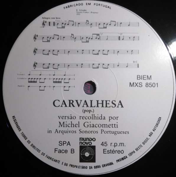 Various - Carvalhesa | Mundo Novo (MXS 8501) - 2