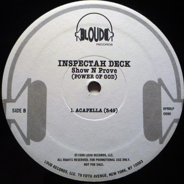 Inspectah Deck - Show N Prove (Power Of God) | Loud Records (RPROLP 0990) - 3 Inspectah Deck - Show N Prove (Power Of God) | Loud Records (RPROLP 0990) - 3