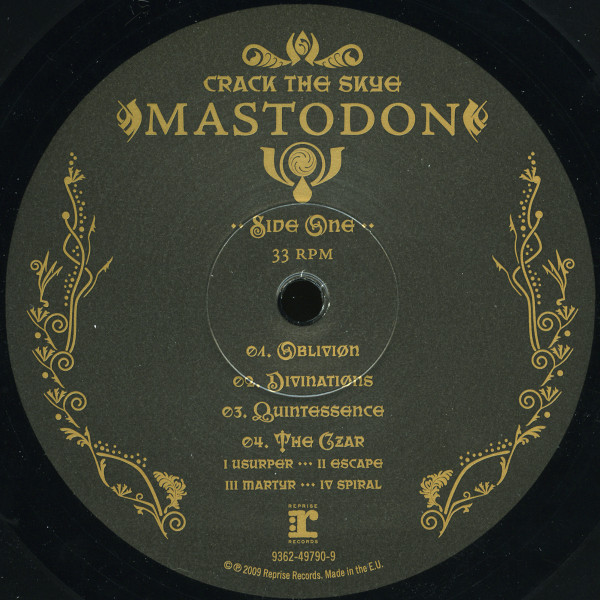 Mastodon - Crack The Skye [Vinyl] | Reprise Records (9362-49790-9) - 3