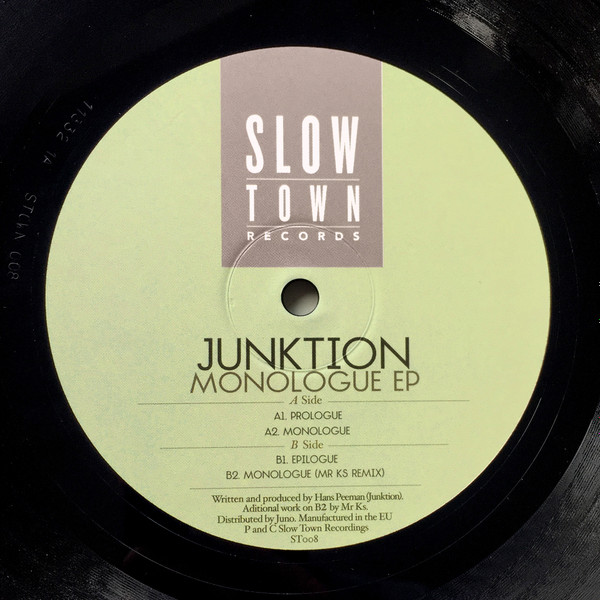 Junktion - Monologue EP | Slow Town Records (ST008) - main Junktion - Monologue EP | Slow Town Records (ST008) - main