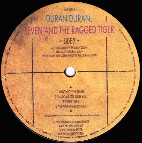 Duran Duran - Seven And The Ragged Tiger | EMI (1654541) - 4