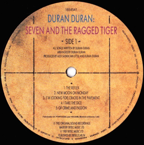 Duran Duran - Seven And The Ragged Tiger | EMI (1654541) - 3