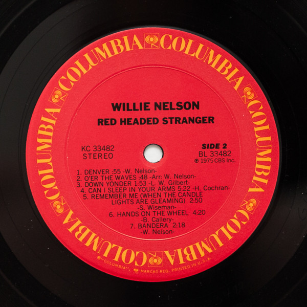 Willie Nelson - Red Headed Stranger | Columbia (KC 33482) - 4
