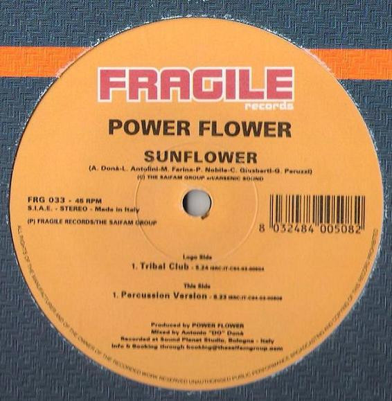 Power Flower - Sunflower | Fragile Records (FRG 033)
