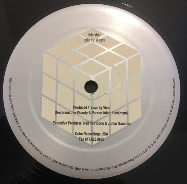 Vicar - Glory Days | Cube Recordings (CUB 17) - 2 Vicar - Glory Days | Cube Recordings (CUB 17) - 2