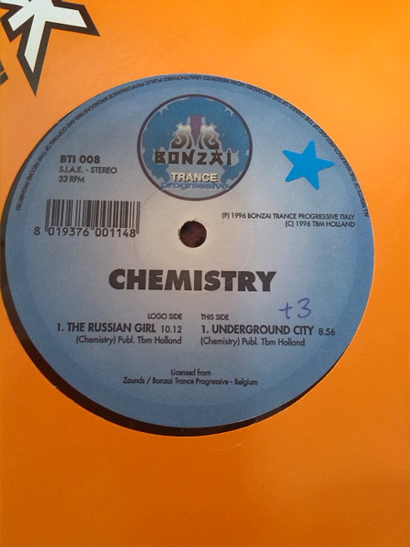 Chemistry - The Russian Girl | Bonzai Trance Progressive Italy (BTI 008) - main