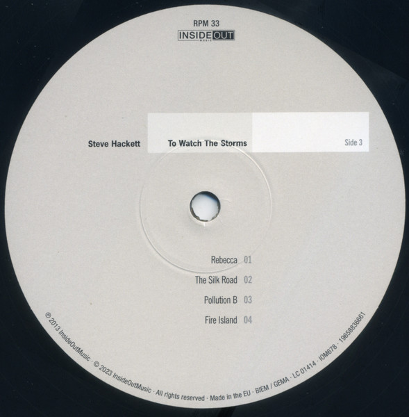 Steve Hackett - To Watch The Storms | Inside Out Music (IOM678) - 2 Steve Hackett - To Watch The Storms | Inside Out Music (IOM678) - 2