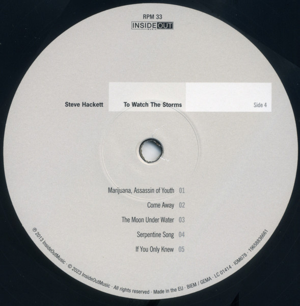 Steve Hackett - To Watch The Storms | Inside Out Music (IOM678) - 3 Steve Hackett - To Watch The Storms | Inside Out Music (IOM678) - 3