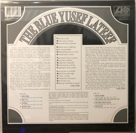 Yusef Lateef - The Blue Yusef Lateef | Music On Vinyl (MOVLP1139) - main