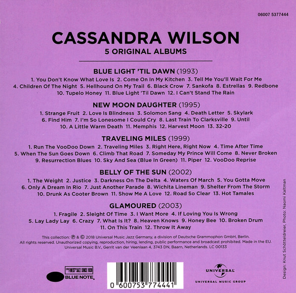 Cassandra Wilson - 5 Original Albums | Blue Note (06007 5377444) - 2