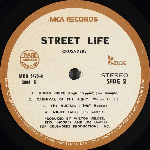 The Crusaders - Street Life | MCA Records (MCA-3094) - 4 The Crusaders - Street Life | MCA Records (MCA-3094) - 4