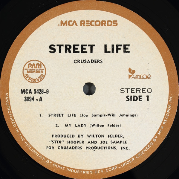 The Crusaders - Street Life | MCA Records (MCA-3094) - 3 The Crusaders - Street Life | MCA Records (MCA-3094) - 3